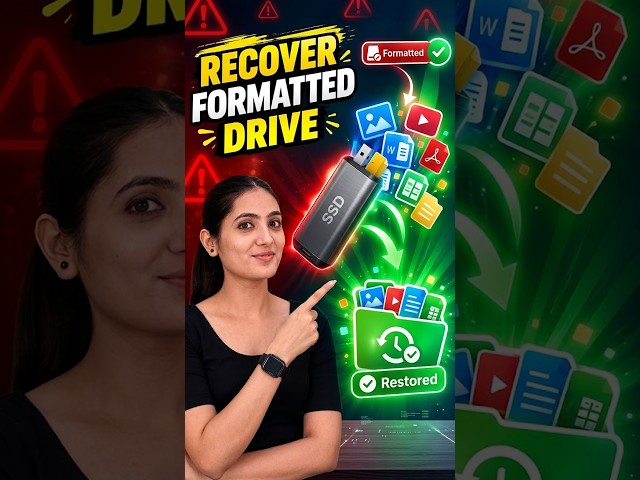 Accidentally Formatted the Wrong Drive? Recover Formatted Drive Files