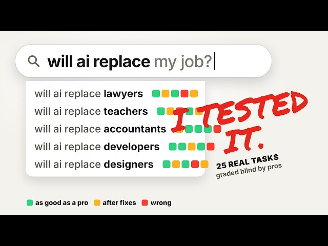 Will AI Replace Your Job? I Gave GPT-6 Astra 25 Real Tasks From 5 Jobs