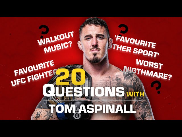 Favourite UFC fighter? 👀 Worst nightmare? 😱 20 Questions with Tom Aspinall | ESPN MMA