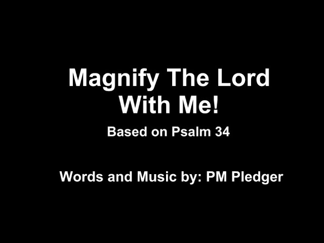 Magnify The Lord With Me   |  Studio