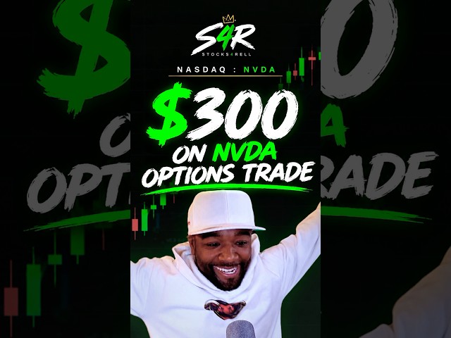 $300 Win on NVDA Live Trading! 💰