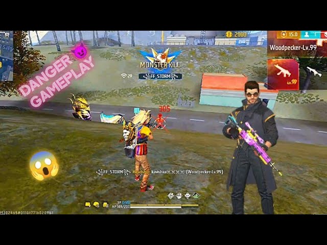 Free Fire Woodpecker Only Headshots 🎯  | Unstoppable Solo Gameplay | Free Fire