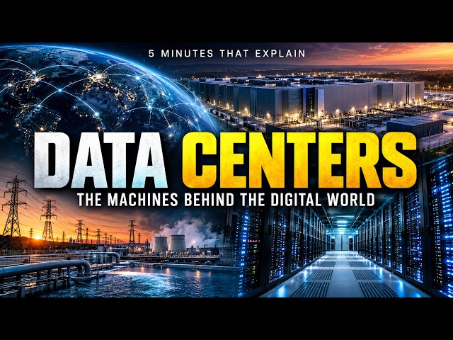 Data Centers Explained: The Machines Behind the Digital World | 5 Minutes That Explain