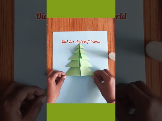 How to make christmas tree | diy | Christmas tree | Paper Craft |🎄 #shorts #christmas