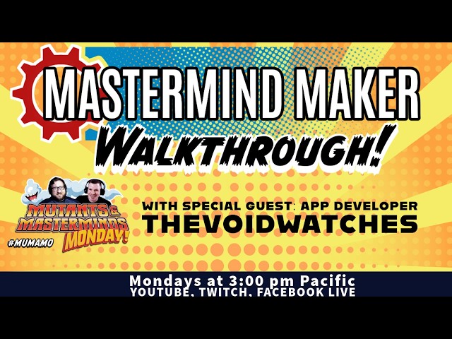 Mastermind Maker 3e Walkthrough!