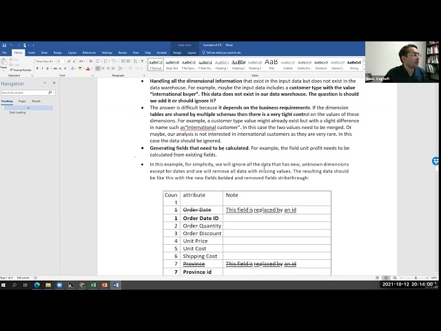 A simple example of ETL (Extract, transform, and load)