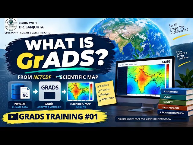 What is GrADS? | GrADS Training #01 | Climate Data Analysis