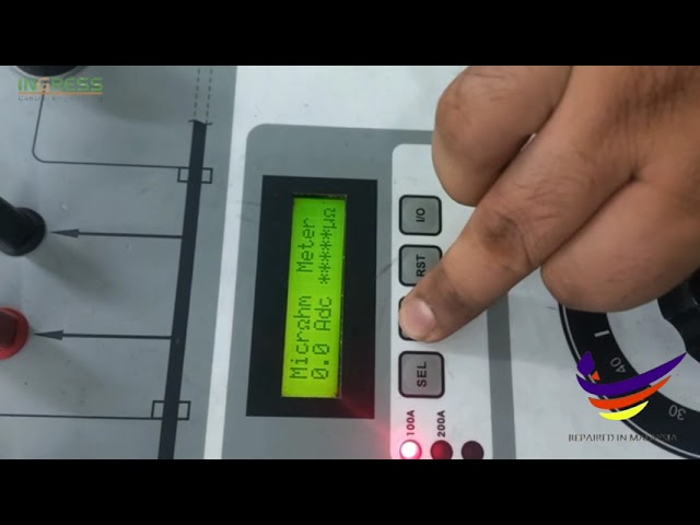 REPAIR AG POWER l MICROHMMETER I MM200A I INGRESS MALAYSIA