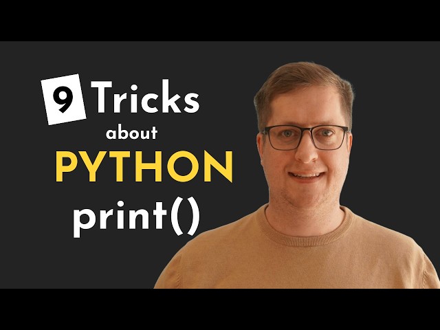 You're Not Using print() Right: 9 Python Tricks