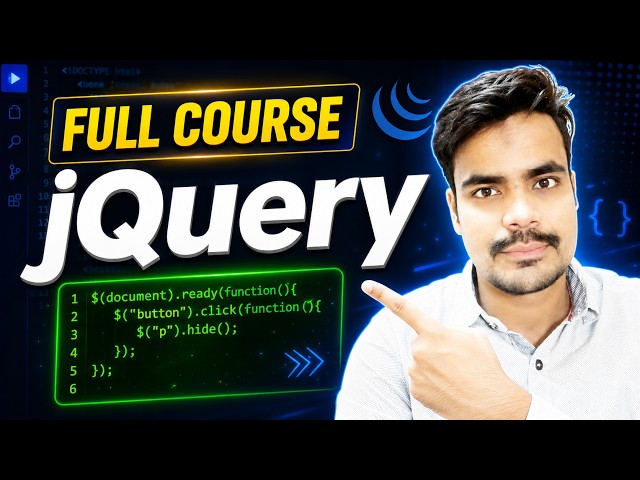 jQuery Full Course in Hindi/Urdu  #jQueryTutorial #jQueryFullCourse #WebDevelopment #JavaScript