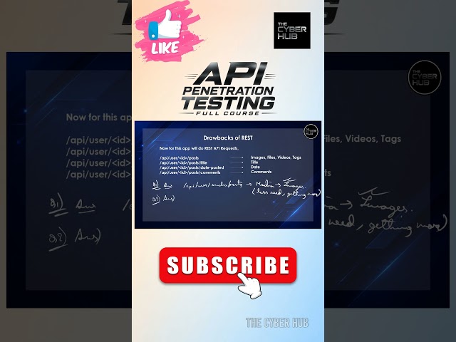 Drawbacks of REST API | API Penetration Testing Full Course #api #ethicalhacking #thecyberhub
