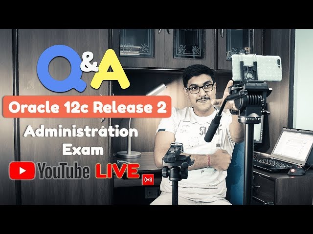 Live 🔴 Let's talk about Oracle Database 12cR2 administration by Manish Sharma
