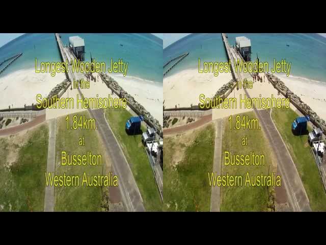 Longest Wooden Jetty. In 3D VR or 2D