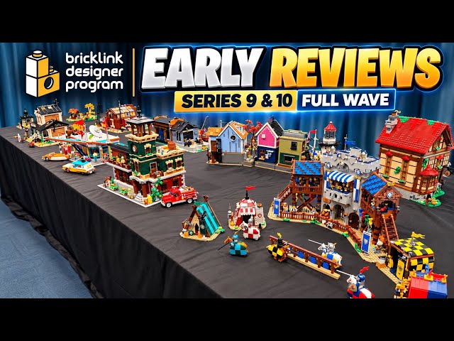 LEGO Bricklink Designer Program Series 9 & 10 EARLY Review