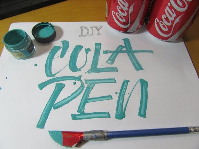 How to Make a Cola Pen for Calligraphy