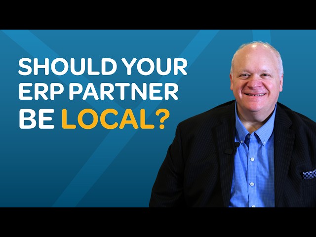 How Important Is a Local ERP Partner?