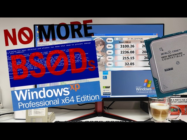 How to Install Windows XP x64 on (very) Modern Hardware - NO BSODs 2025 Edition