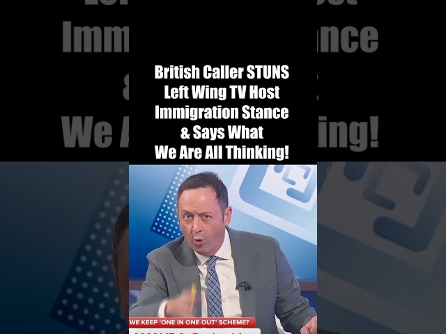 British Caller STUNS Left Wing TV Hosts Immigration Stance & Says What We Are All Thinking!