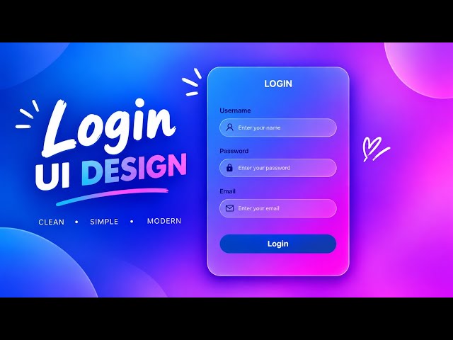 Login UI Design in Figma | Clean & Modern Mobile Login Screen