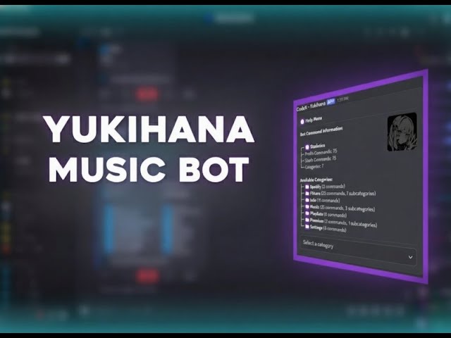Yukihana Premium Music Discord Bot CodeX | 100 Commands | CV2 Latest