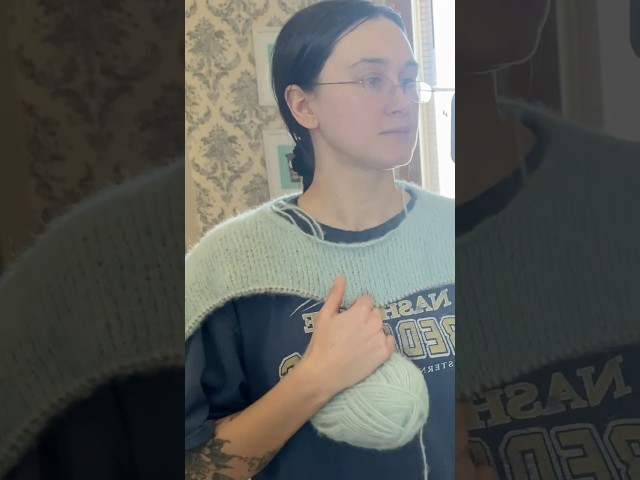 my favourite sweater so far #knitting