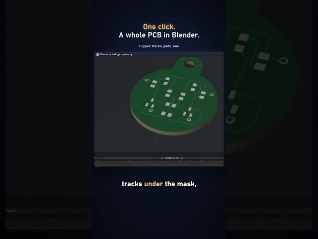 PCB in Blender