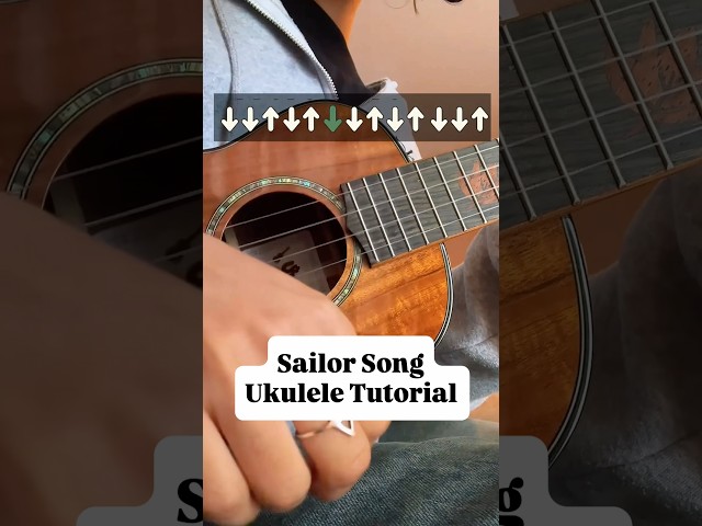 EASY Sailor Song Gigi Perez Guitar Tutorial ⭐️ #shorts