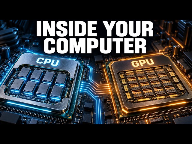 Inside a Computer: CPU vs GPU, Cores, Threads, RAM & Cache Explained