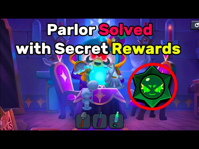 Find gus day 4 parlor puzzle full guide + All hidden rewards , puzzle , Brawl stars.