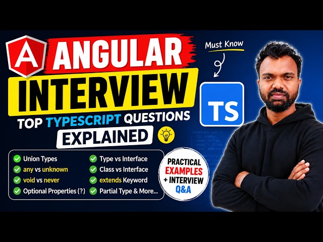 Angular Interview: TypeScript Interview Questions You Must Know | Practical Q&A