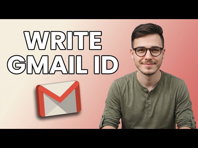 How to Write Gmail id in Laptop [2026 Tutorial for Beginners]