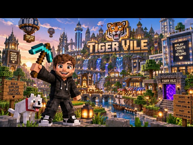 LIVE: Building My Own City in Minecraft! 🏗️ | Chill Building (Portrait)