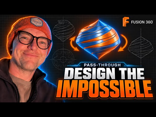 How to Design an Impossible Pass-Through in Fusion 360