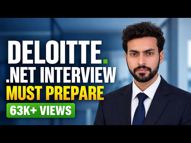 Deloitte .NET Interview Questions (What They Actually Ask) | 2026