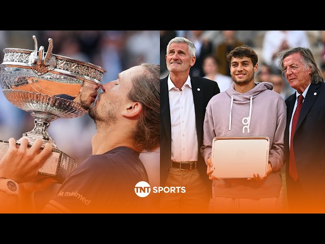 FULL TROPHY CEREMONY & SPEECHES: Alexander Zverev wins his first Grand Slam at Roland-Garros 🏆 🔥