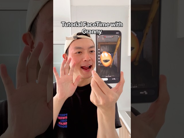 Tutorial FaceTime with Granny 😱👀👉 #funny #shorts #fyp #trending #viral