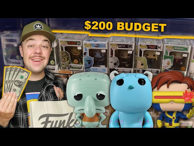 I Went Grail Funko Pop Hunting! ($200 Budget)