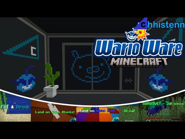 Pop the Meter: Button Intermission - Warioware, Inc in Minecraft