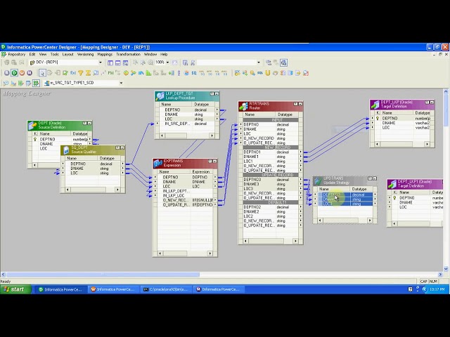Informatica TYPE 1 SCD