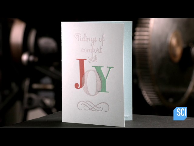 See How Traditional Letterpress Printing Creates Beautiful Greeting Cards