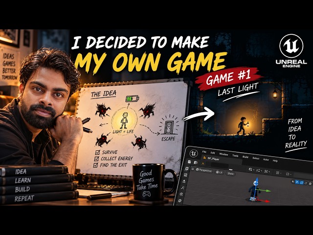 I’m Making My First Game in Unreal Engine 5 | Game Dev Journey #1
