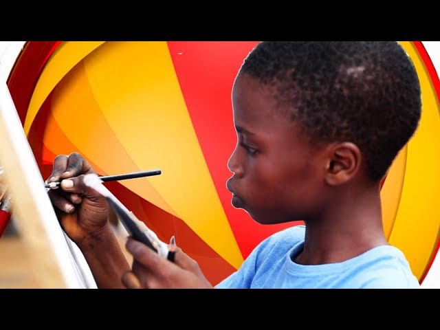 Kareem Waris, the 11-year-old Nigerian artist with big plans - BBC What's New