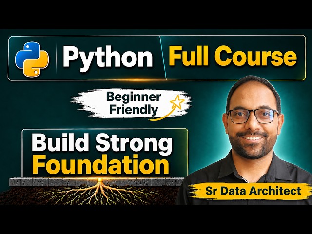 Python Full Course (Beginner to Advanced) | Free Notebooks on GitHub