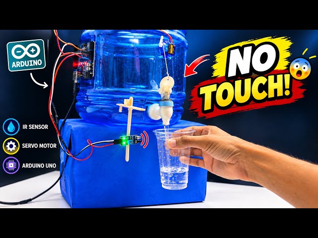 Turn Any Water Dispenser Into Automatic! 🤯 | Arduino DIY