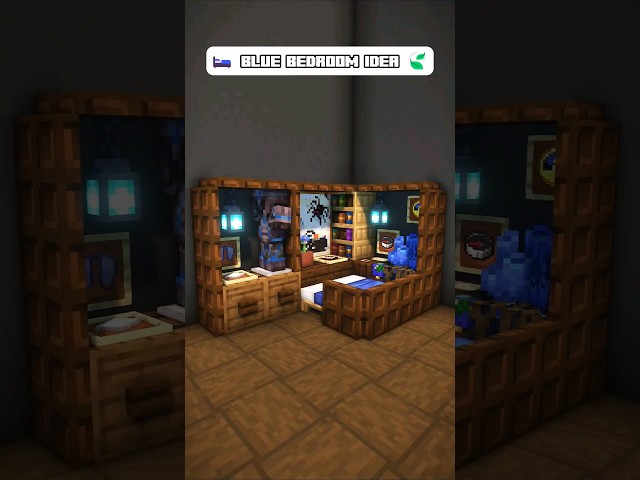 Minecraft Mini Builds Ep. 13 | Blue Bedroom Idea