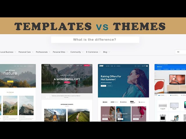 What is the difference between WordPress Templates vs Themes?