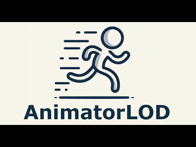 Unity Animator Performance Optimization - AnimatorLOD installation guide