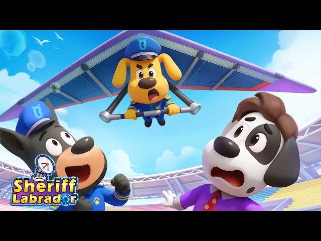 Sheriff from the Sky | Police Rescue Mission | Safety Cartoon | Sheriff Labrador