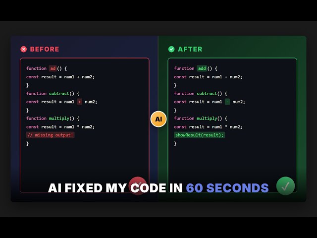 AI Fixed My Broken Code in 60 Seconds (Claude Code Demo)