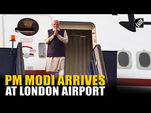 PM Narendra Modi arrives in London on two-day official visit to the United Kingdom